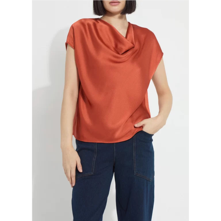 Yasmin Drape Neck Blouse