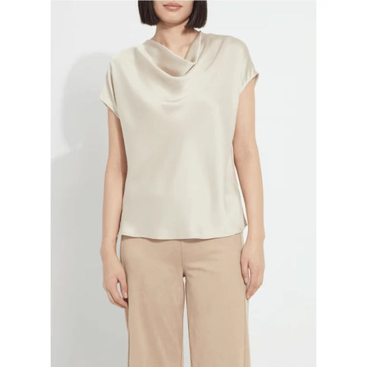Yasmin Drape Neck Blouse