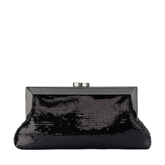 Black Sequin Clutch