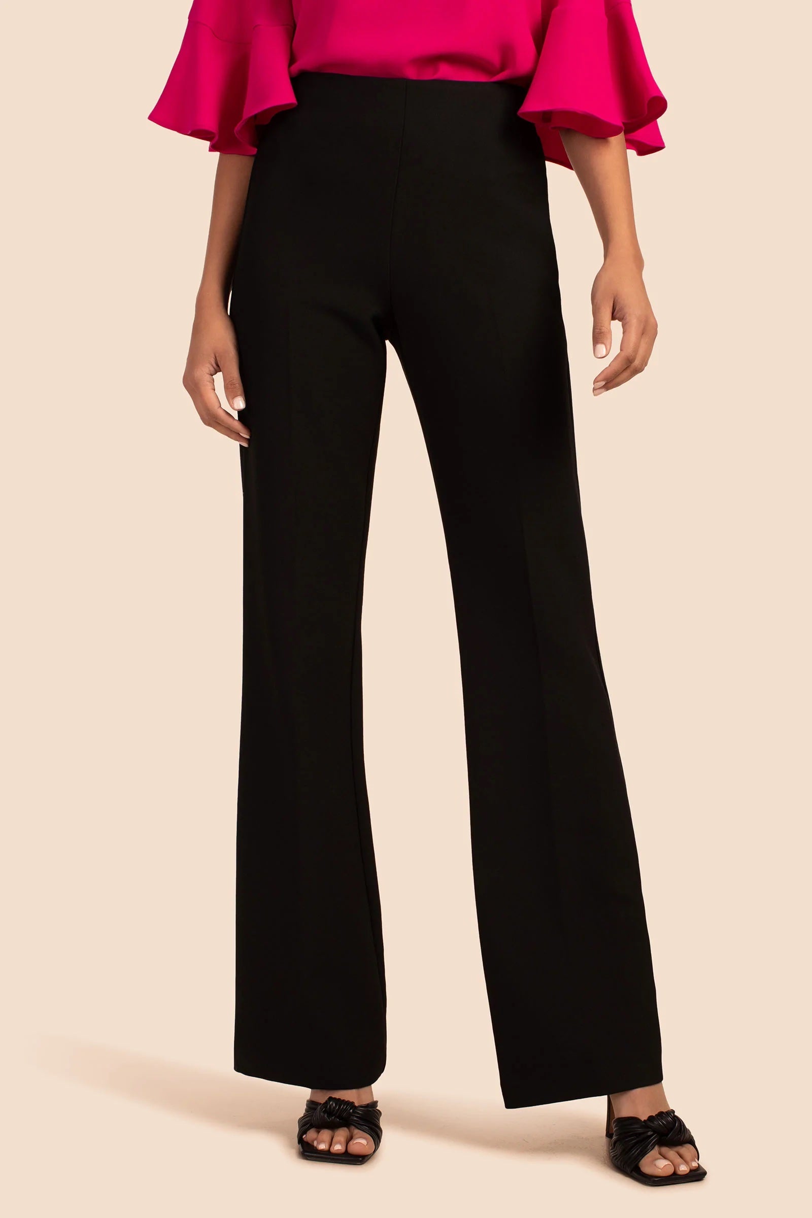 Luxe Drape, this long pant in black
